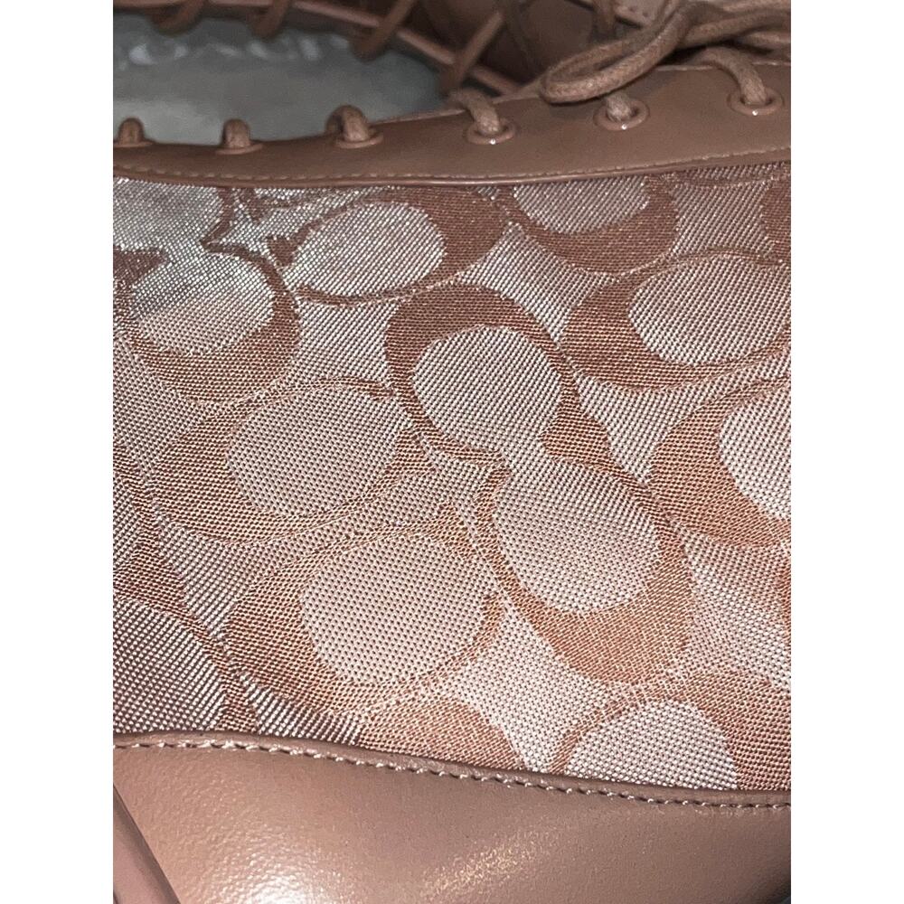Coach Lana Mesh Bootie C4401 Dusty Rose Women’s Sz 9B NIB Rare Sold Out - Picture 12 of 16